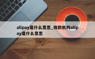 alipay是什么意思_收款机构alipay是什么意思