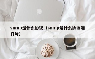 snmp是什么协议（snmp是什么协议端口号）