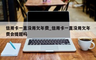 信用卡一直没用欠年费_信用卡一直没用欠年费会提醒吗