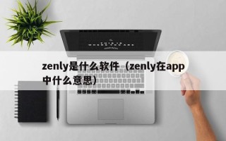 zenly是什么软件（zenly在app中什么意思）