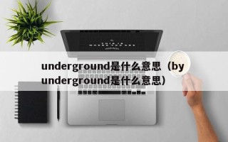 underground是什么意思（by underground是什么意思）