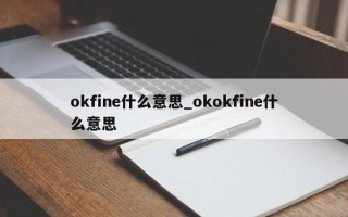 okfine什么意思_okokfine什么意思