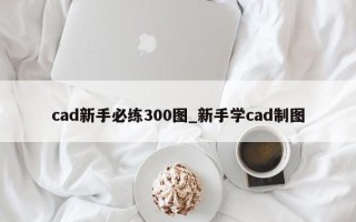 cad新手必练300图_新手学cad制图