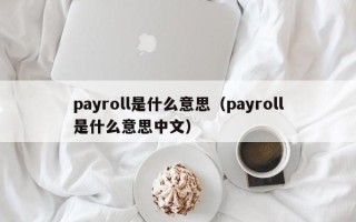 payroll是什么意思（payroll是什么意思中文）