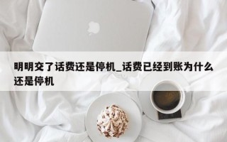 明明交了话费还是停机_话费已经到账为什么还是停机