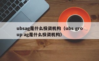 ubsag是什么投资机构（ubs group ag是什么投资机构）