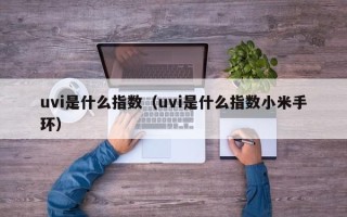 uvi是什么指数（uvi是什么指数小米手环）