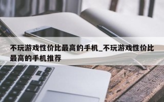 不玩游戏性价比最高的手机_不玩游戏性价比最高的手机推荐