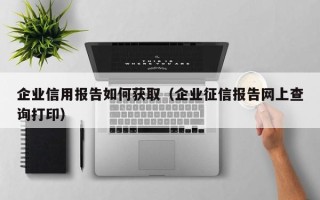 企业信用报告如何获取（企业征信报告网上查询打印）