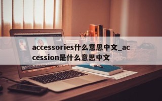 accessories什么意思中文_accession是什么意思中文