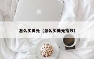 怎么买美元（怎么买美元指数）