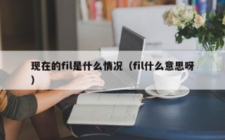 现在的fil是什么情况（fil什么意思呀）