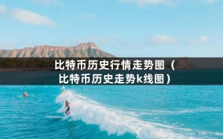 比特币历史行情走势图（比特币历史走势k线图）