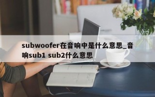 subwoofer在音响中是什么意思_音响sub1 sub2什么意思