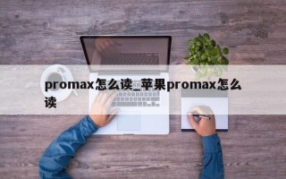 promax怎么读_苹果promax怎么读