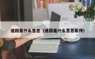 迷因是什么意思（迷因是什么意思新传）