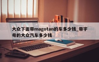 大众下面带magotan的车多少钱_带字母的大众汽车多少钱