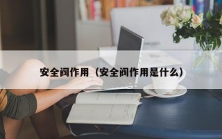 安全阀作用（安全阀作用是什么）