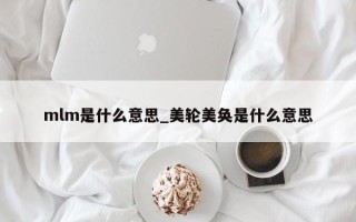 mlm是什么意思_美轮美奂是什么意思