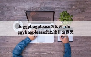 doggybagplease怎么读_doggybagplease怎么读什么意思