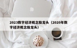 2023数字经济概念股龙头（2020年数字经济概念股龙头）