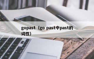 gopast（go past中past的词性）