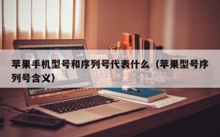 苹果手机型号和序列号代表什么（苹果型号序列号含义）