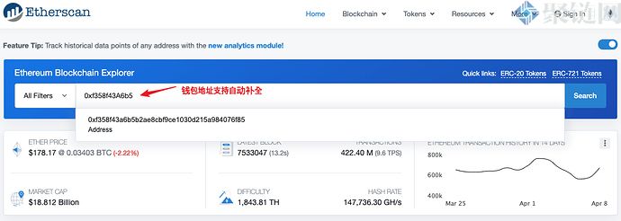 以太坊区块链浏览器能够查询持币地址吗？-第1张图片-巴山号