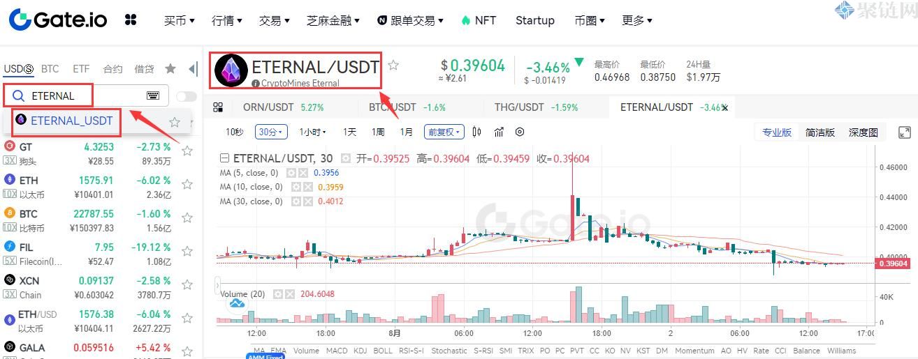 ETERNAL币怎么获得？ETERNAL币买入和交易教程-第2张图片-巴山号