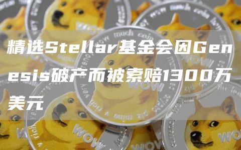 精选Stellar基金会因Genesis破产而被索赔1300万美元-第1张图片-巴山号