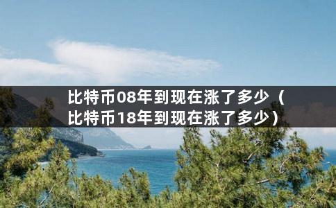 比特币08年到现在涨了多少（比特币18年到现在涨了多少）-第1张图片-巴山号