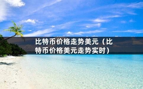 比特币价格走势美元（比特币价格美元走势实时）-第1张图片-巴山号