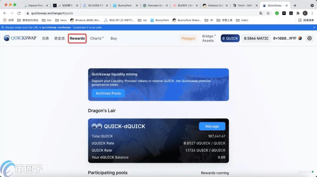 QuickSwap怎么使用？一文玩转QuickSwap交易所-第15张图片-巴山号