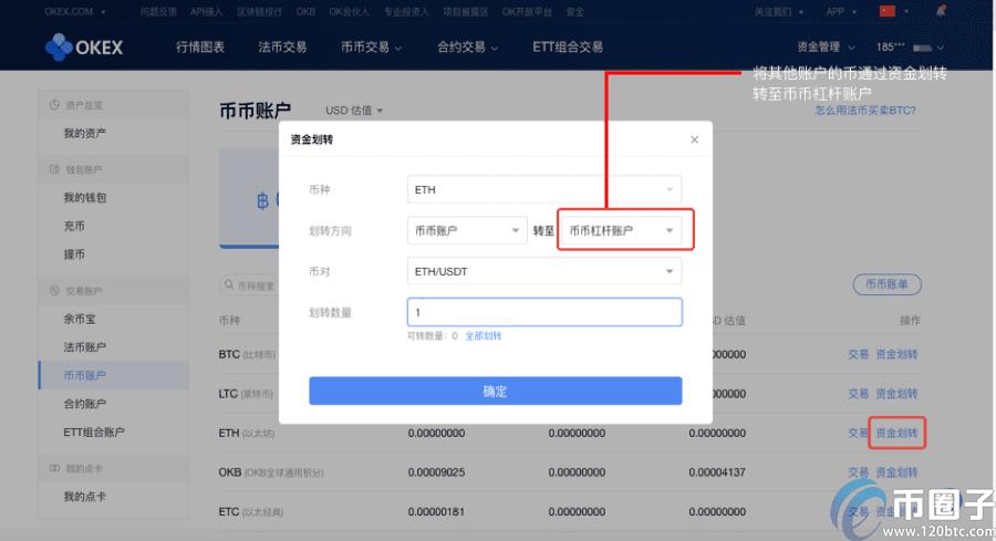 ok币币杠杆怎么玩？ok币币杠杆交易教程图解-第3张图片-巴山号