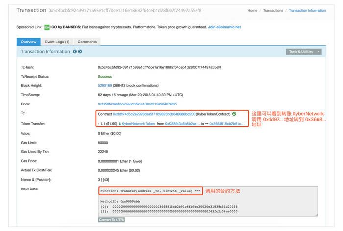 如何使用Etherscan(快递查询工具) imToken钱包使用教程-第9张图片-巴山号