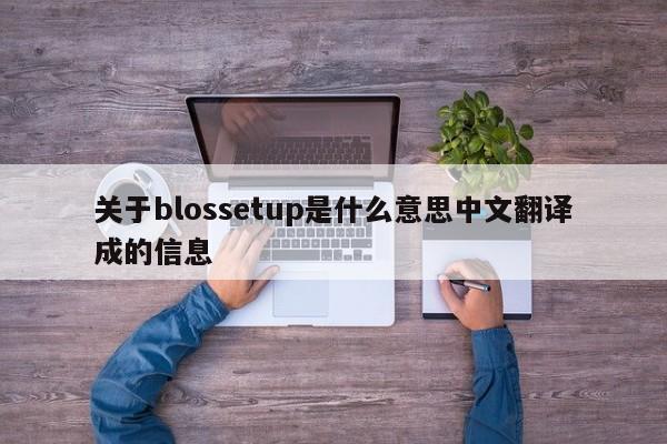 关于blossetup是什么意思中文翻译成的信息-第1张图片-巴山号