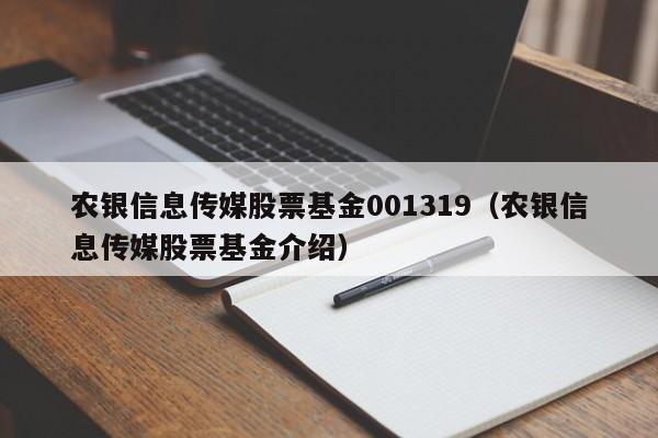 农银信息传媒股票基金001319（农银信息传媒股票基金介绍）-第1张图片-巴山号