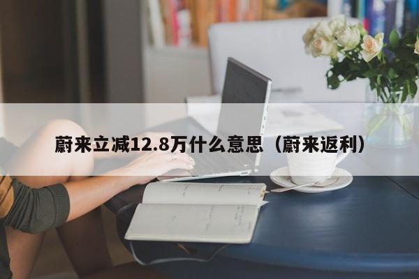 蔚来立减12.8万什么意思（蔚来返利）-第1张图片-巴山号