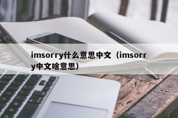 imsorry什么意思中文（imsorry中文啥意思）-第1张图片-巴山号