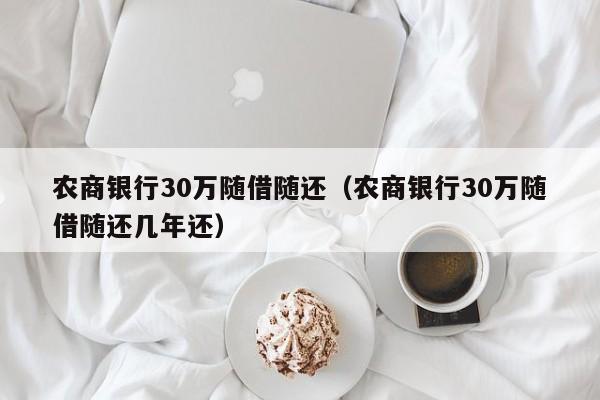 农商银行30万随借随还（农商银行30万随借随还几年还）-第1张图片-巴山号