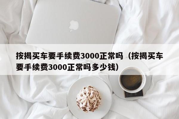 按揭买车要手续费3000正常吗（按揭买车要手续费3000正常吗多少钱）-第1张图片-巴山号